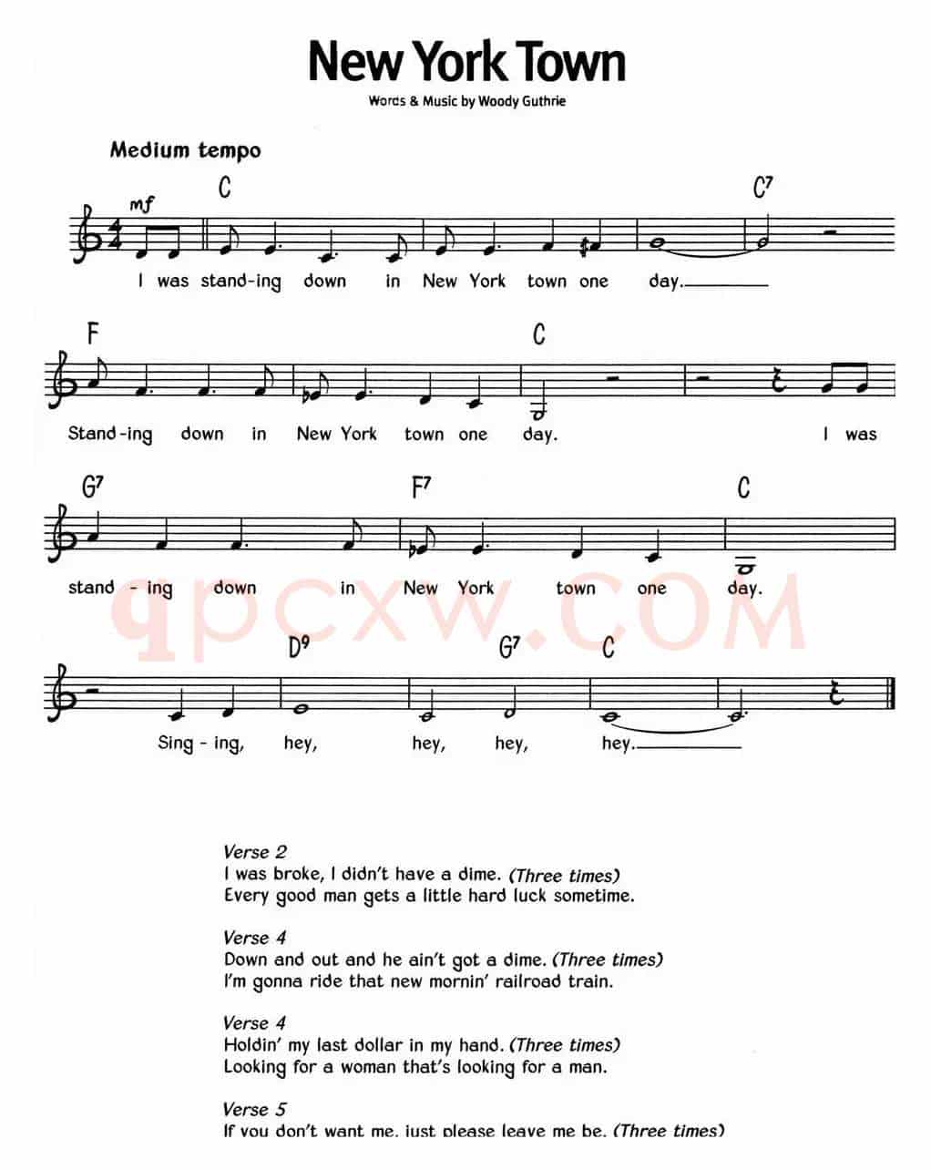 蓝调音乐：New York Town