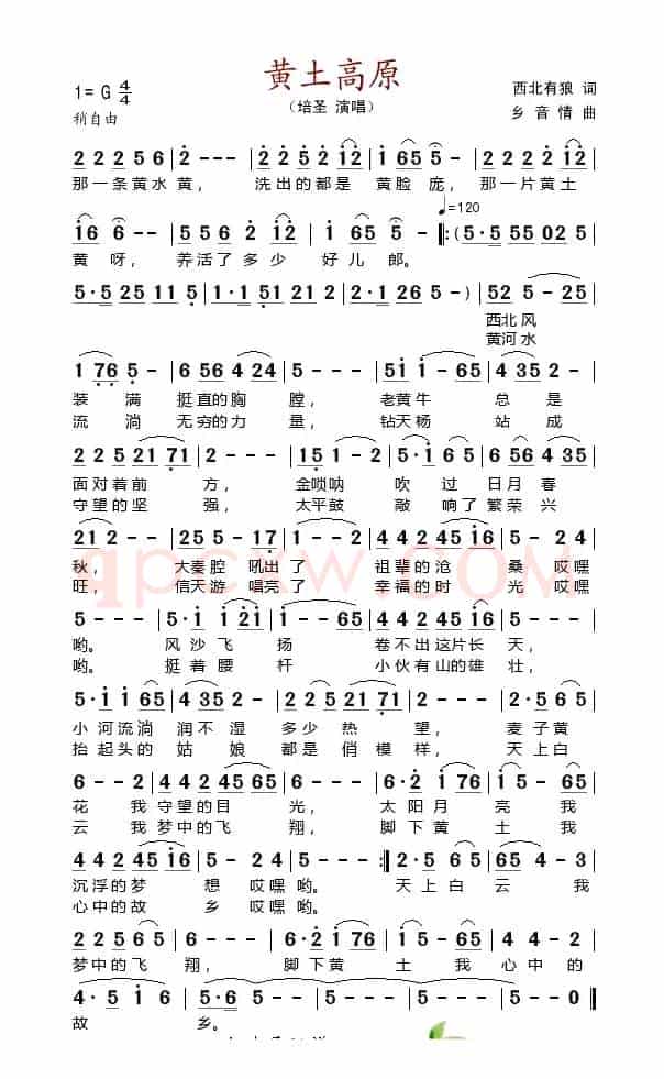 黄土高原（西北有狼词 乡音情曲）