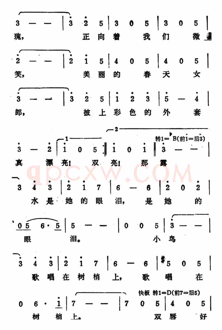 [奥]蓝色的多瑙河（杨毓英、周枫译配版）