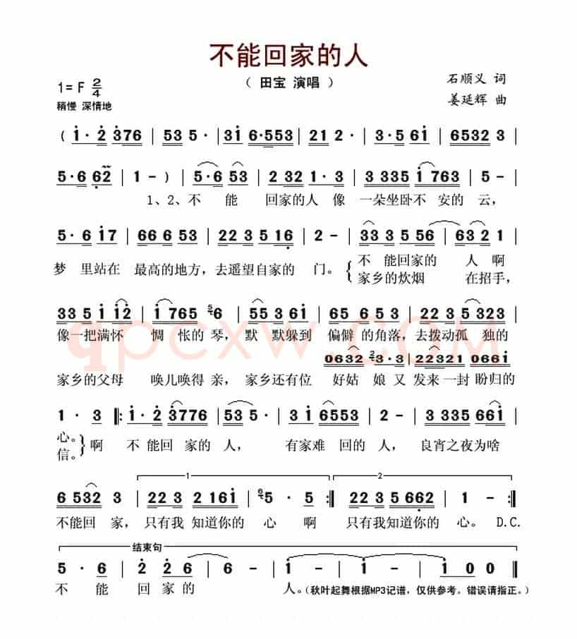 不能回家的人