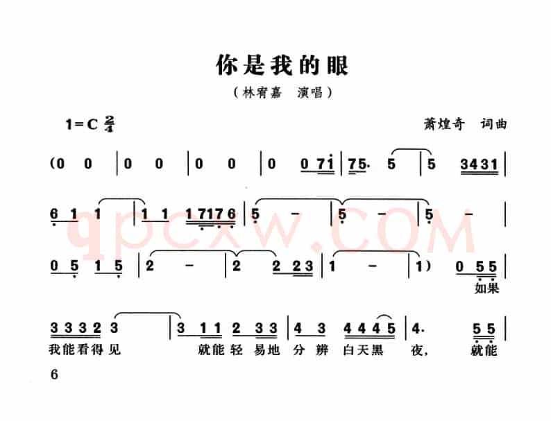 你是我的眼