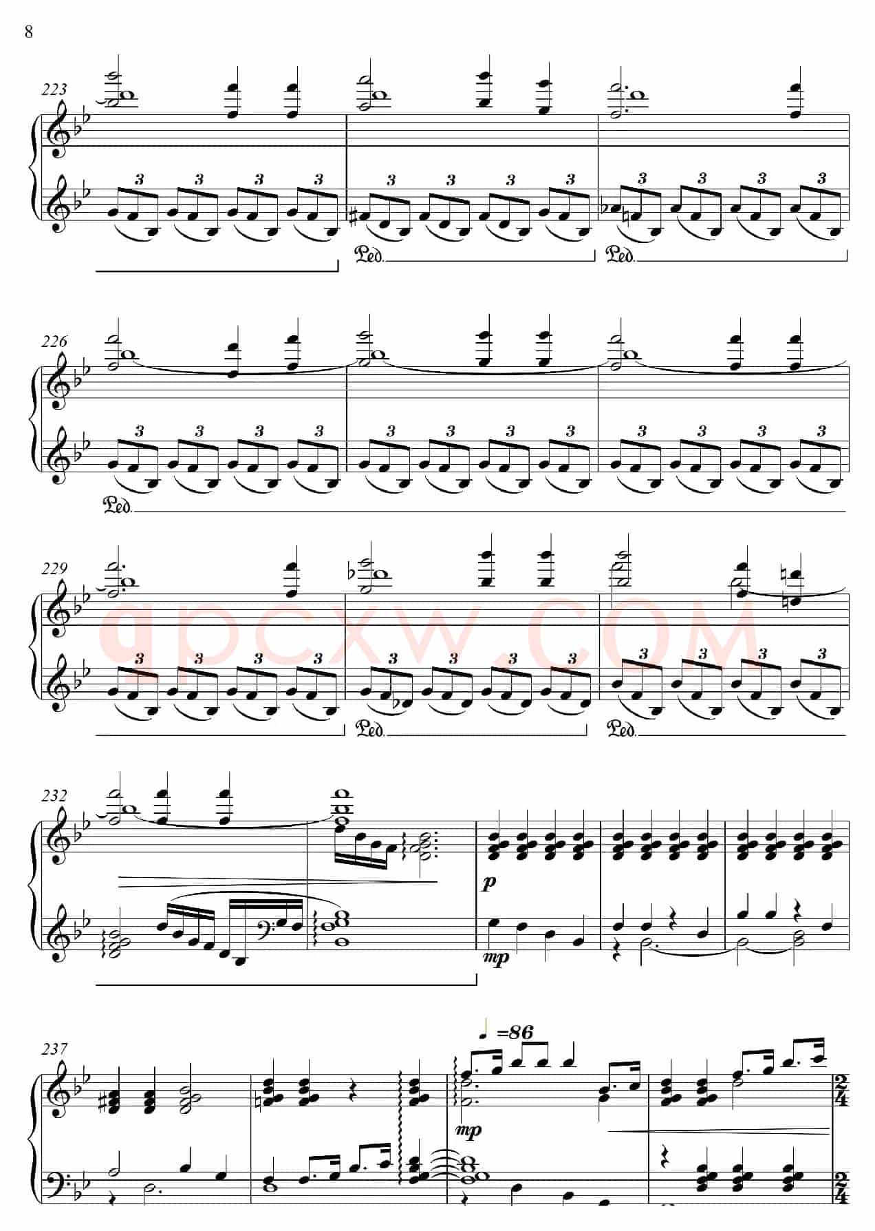 第22钢琴奏鸣曲“信仰”Piano Sonata No`22（四个乐章）