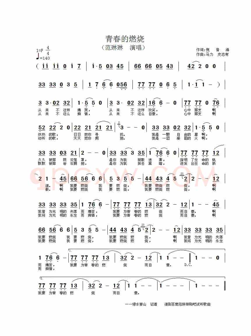 青春的燃烧