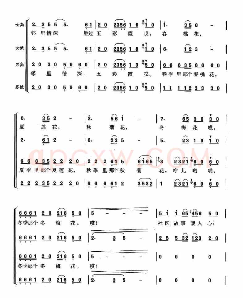 我的家园美如画（贾立夫词 姚林曲）