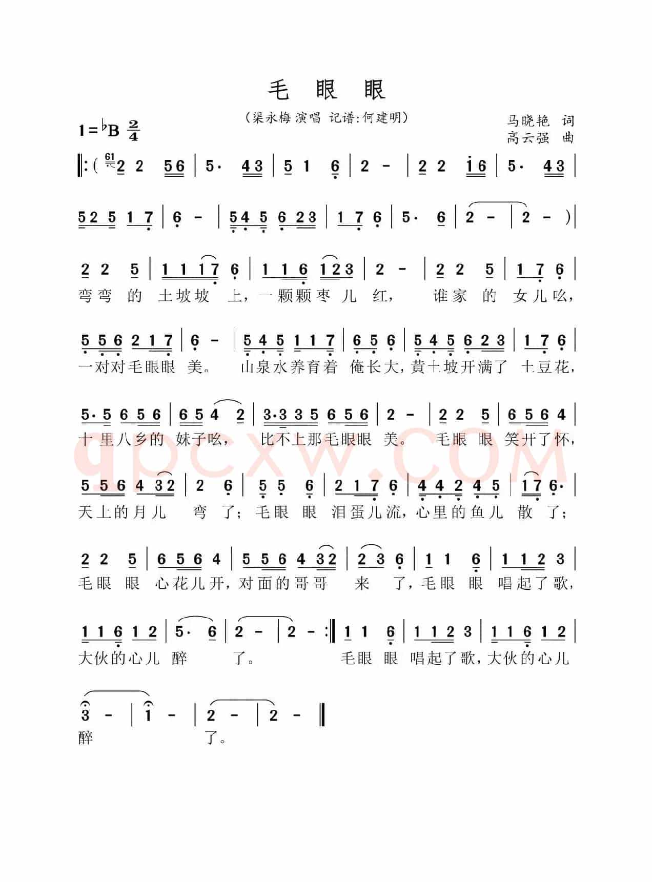 毛眼眼