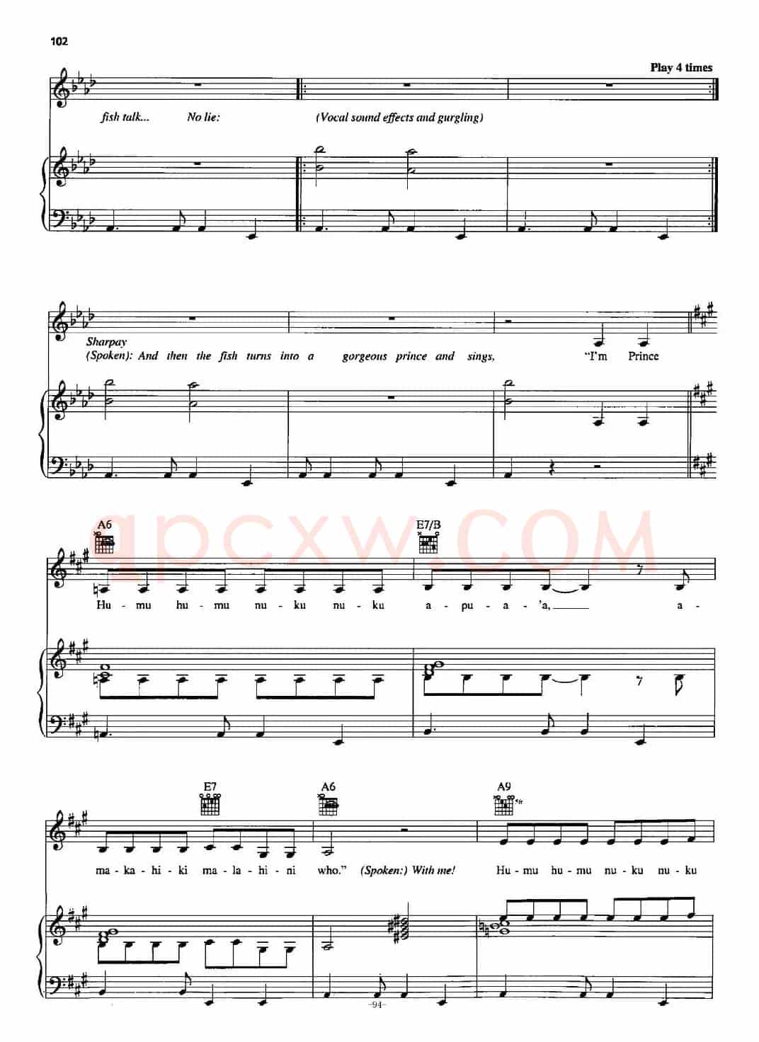 [美]Humu Humu Nuku Nuku Apuaa（正谱）