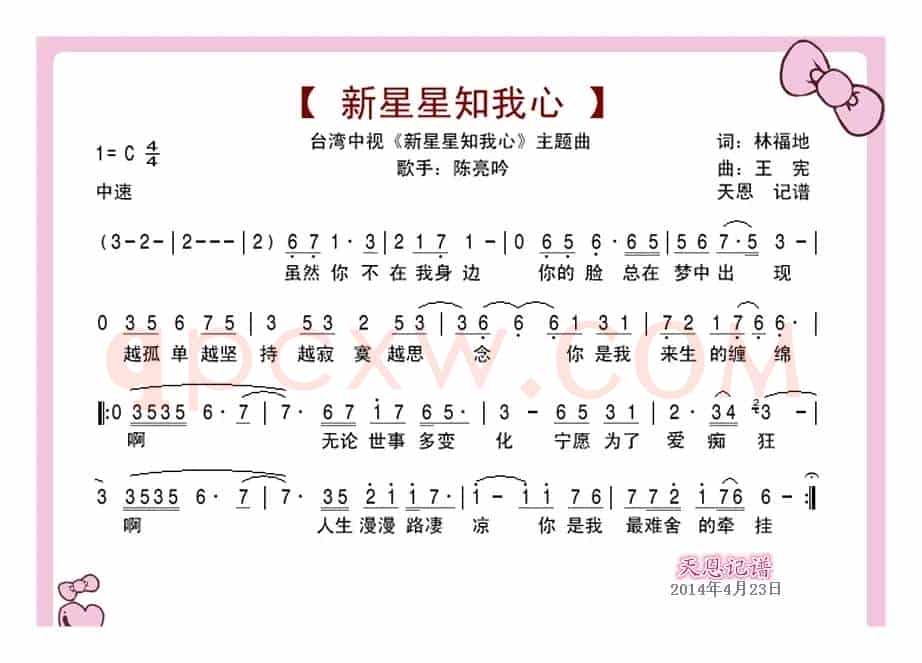 新星星知我心(台湾中视《新星星知我心》主题曲)