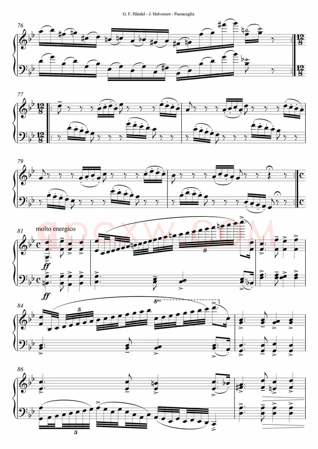 Passacaglia 帕萨卡利亚（小提琴+大提琴）