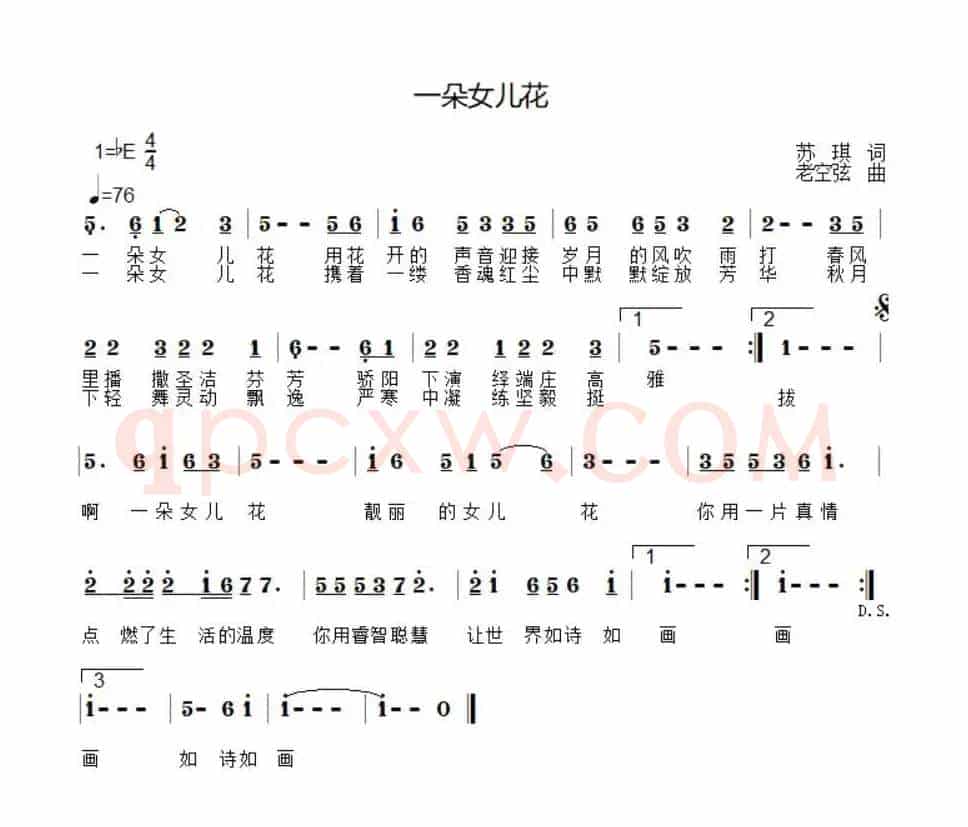 一朵女儿花