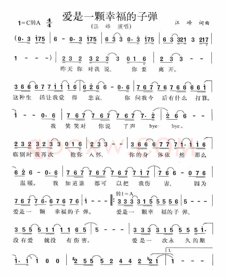 爱是一颗幸福的子弹