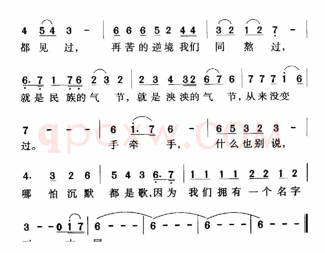 我们拥有一个名字叫——中国