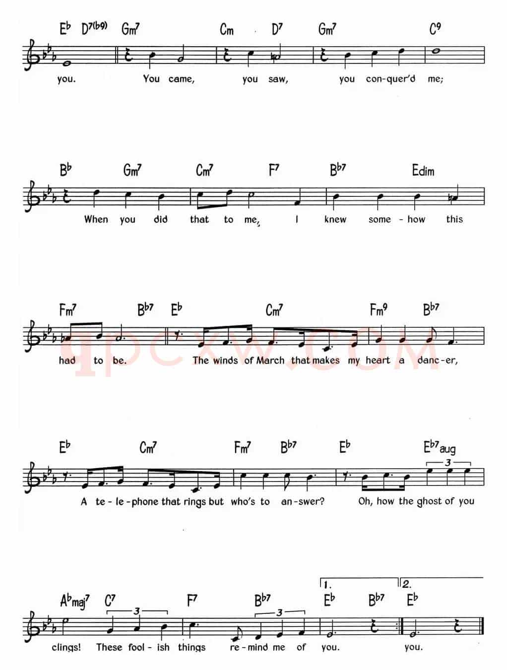 蓝调音乐：These Foolish Things
