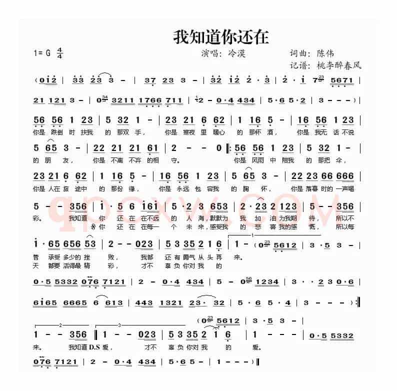 我知道你还在