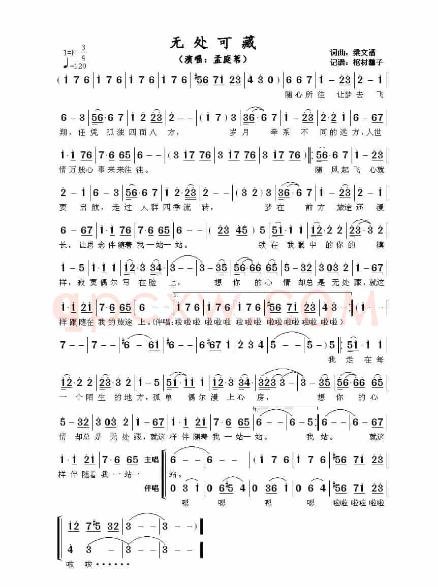 无处可藏