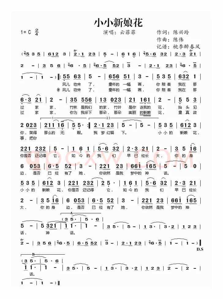 小小新娘花
