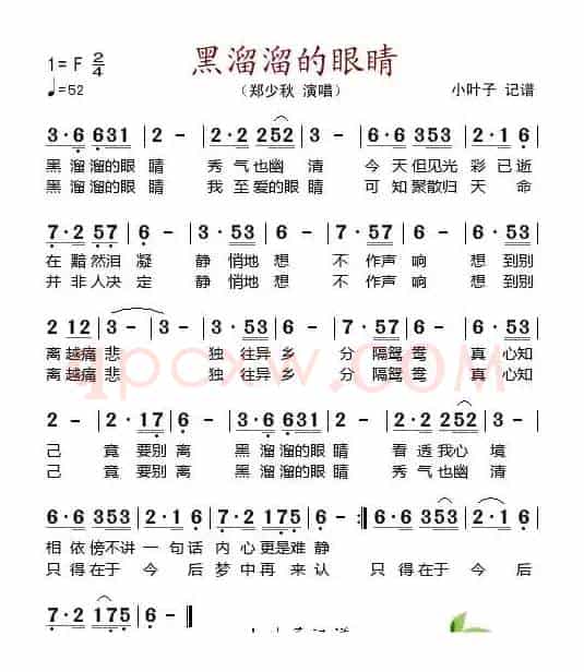 黑溜溜的眼睛 