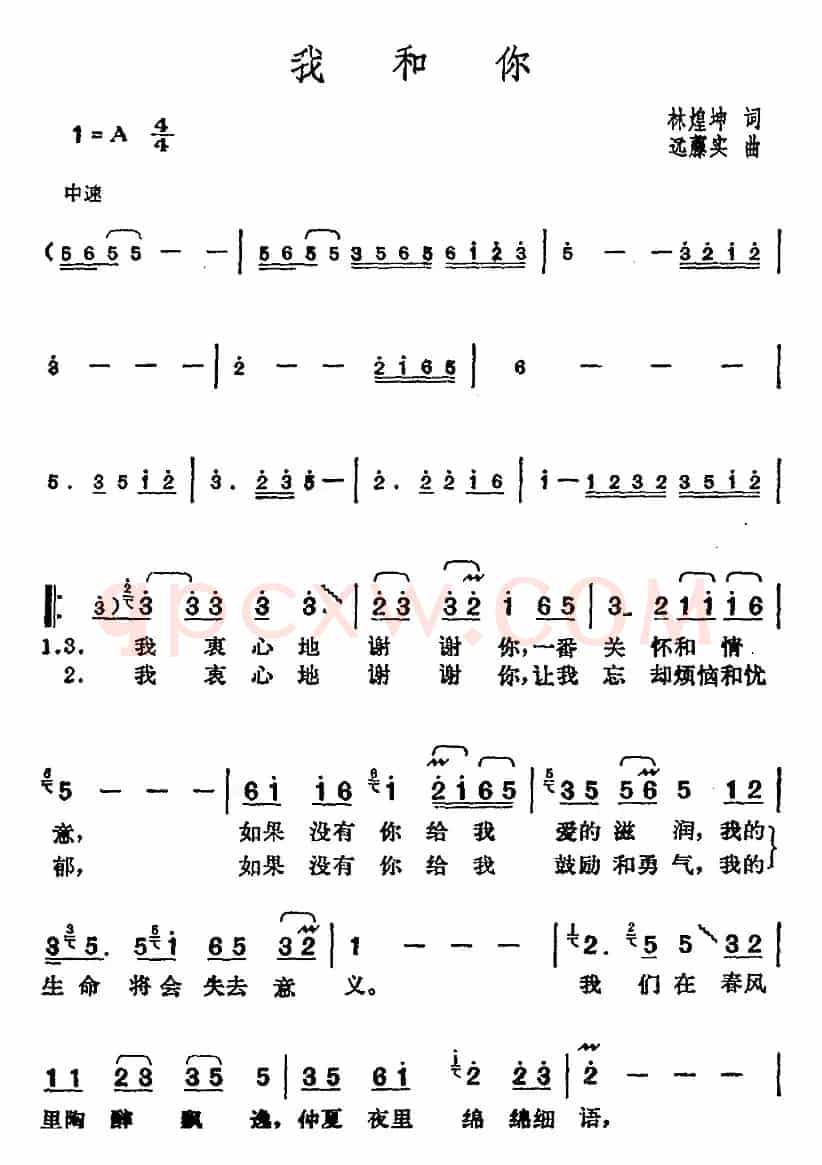 邓丽君演唱金曲:我和你