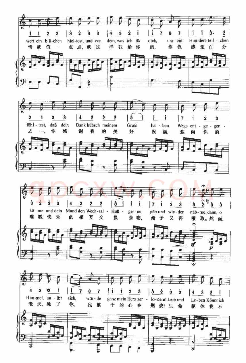 Seufzer eines Ungeliebten und Gegenliebe（失恋的叹息和爱恋）