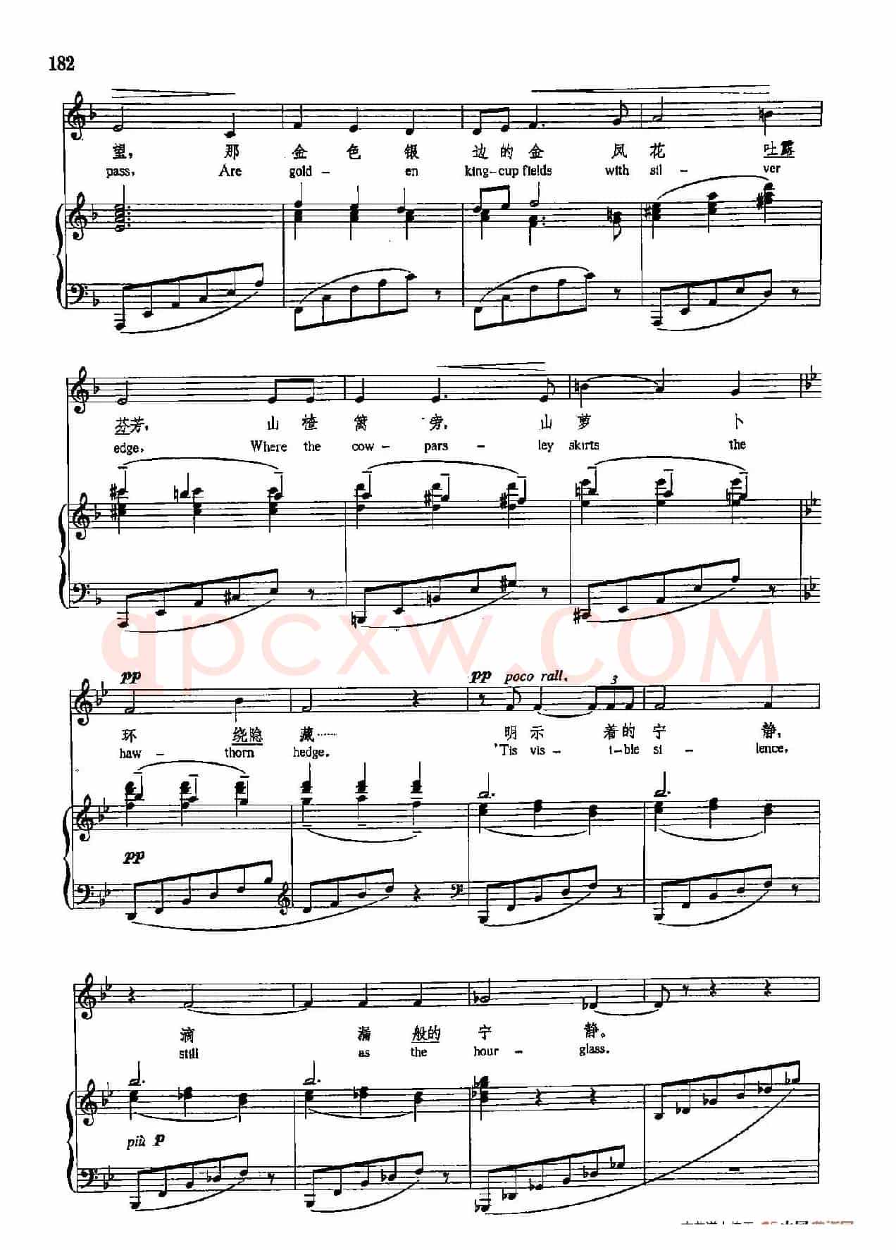 声乐教学曲库5-41宁静的午后（正谱）