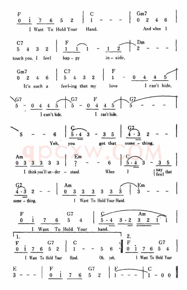 [美]I Want To Hold Your Hand（我要握住你的手）