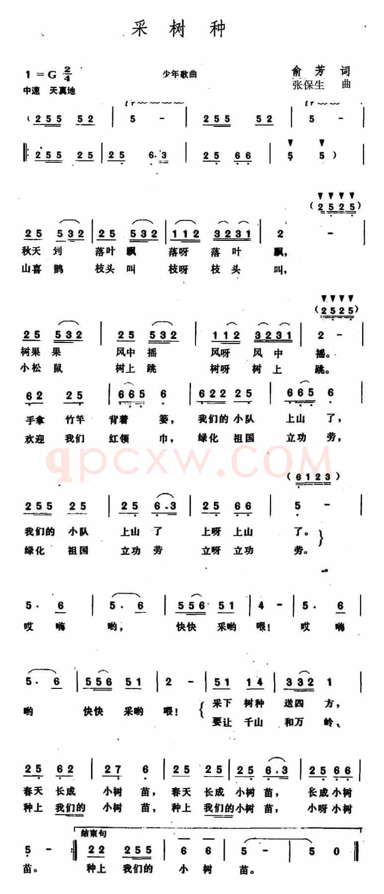 采树种 