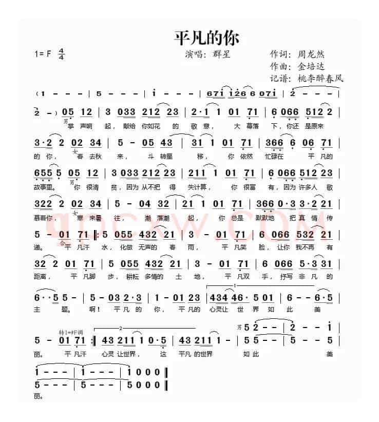 平凡的你