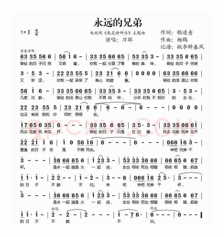永远的兄弟（《我是特种兵》片尾曲）
