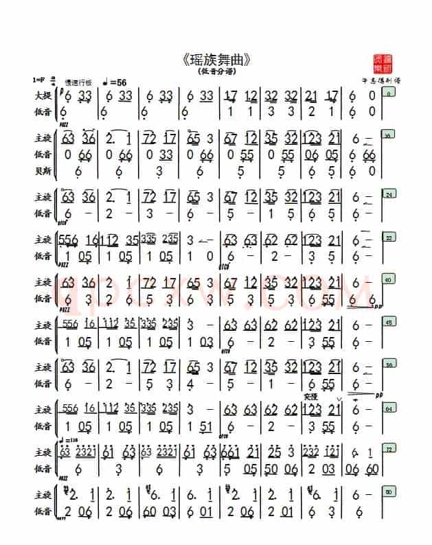 《瑶族舞曲》民乐团专用（牛德靠谱配器）