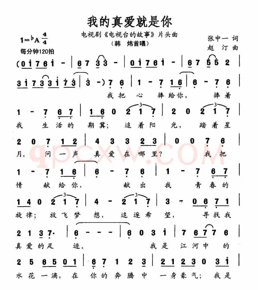 我的真爱就是你（电视剧《电视台的故事》片头曲）