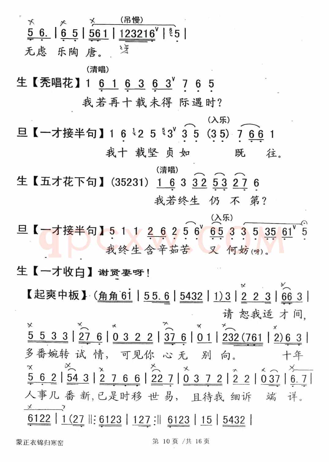 [粤剧] 蒙正衣锦归寒窑