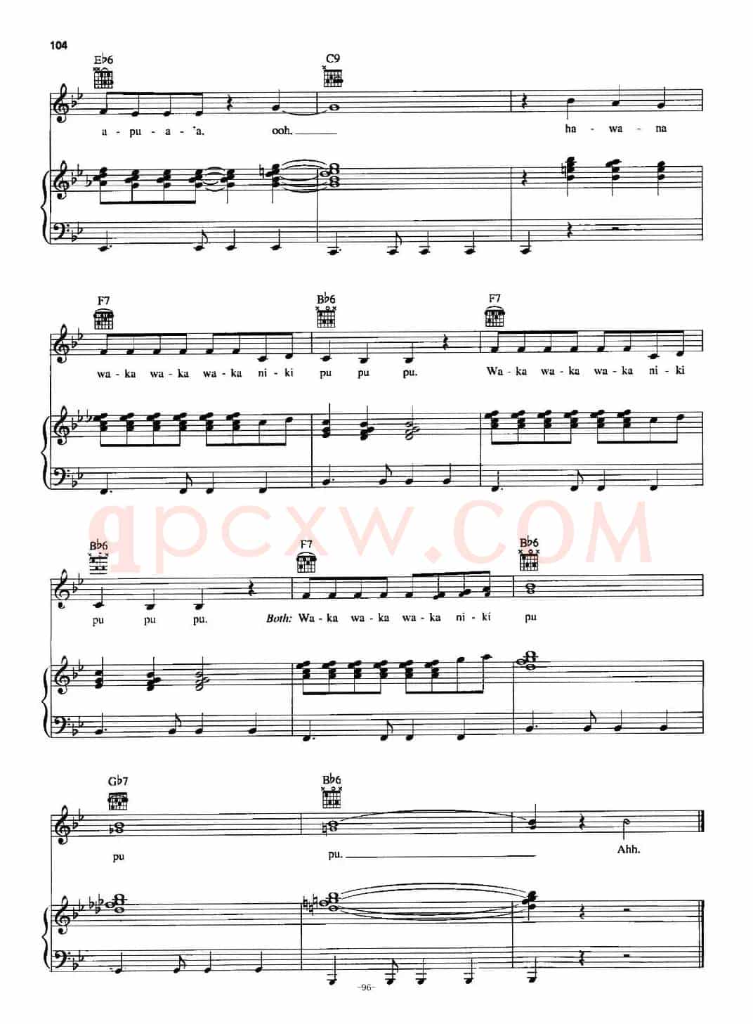 [美]Humu Humu Nuku Nuku Apuaa（正谱）