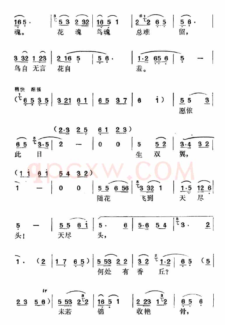 《红楼梦》选曲：不教污浊陷渠沟（“葬花”中林黛玉唱段）