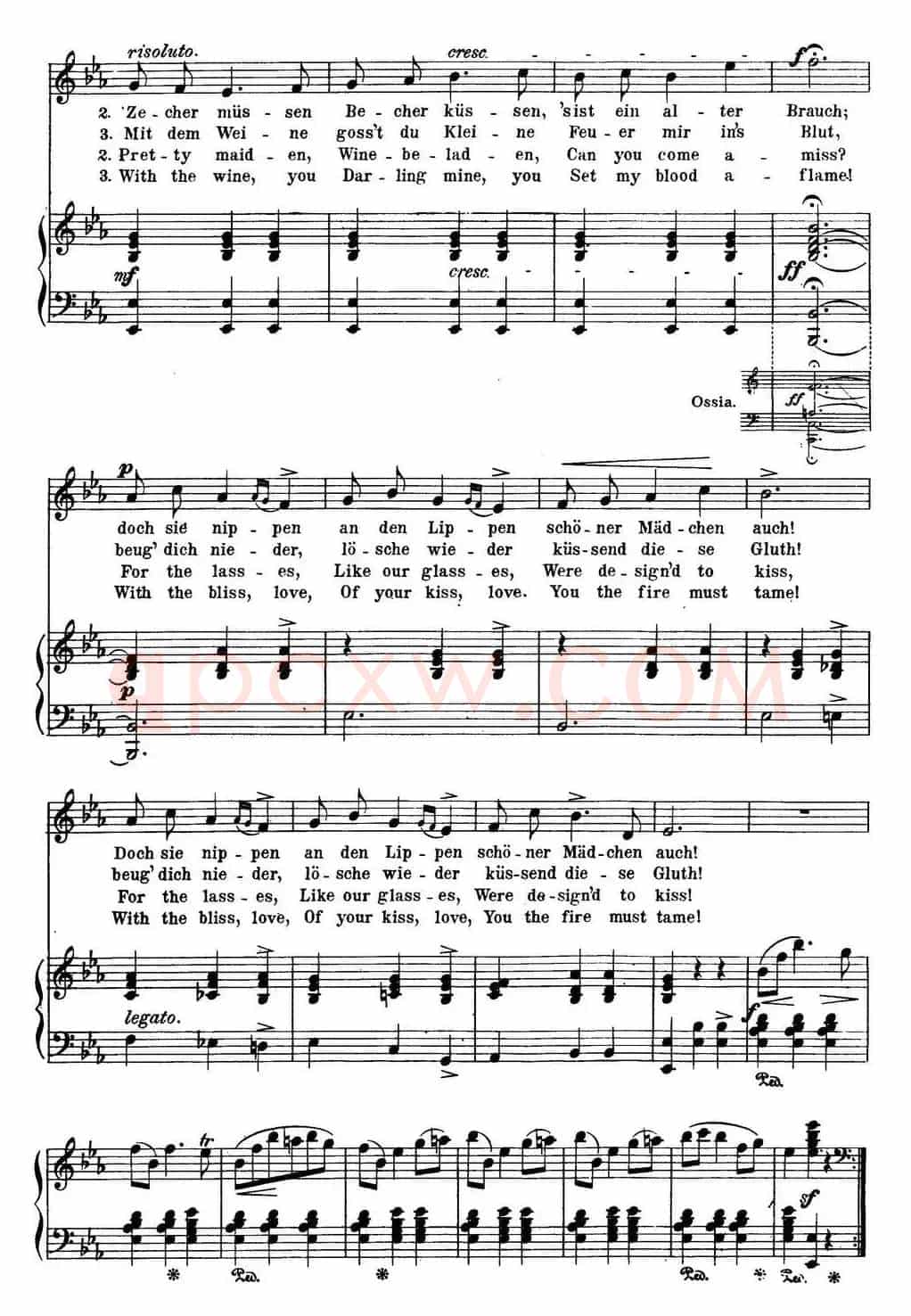 Chopin-17 Polish Songs Op.74,No.4(Bacchanal. Bacchanal.)(钢琴伴奏谱)
