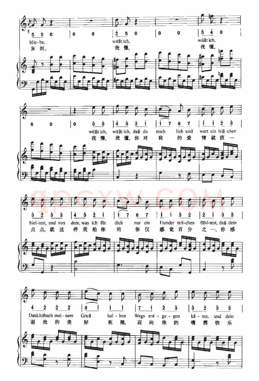 Seufzer eines Ungeliebten und Gegenliebe（失恋的叹息和爱恋）