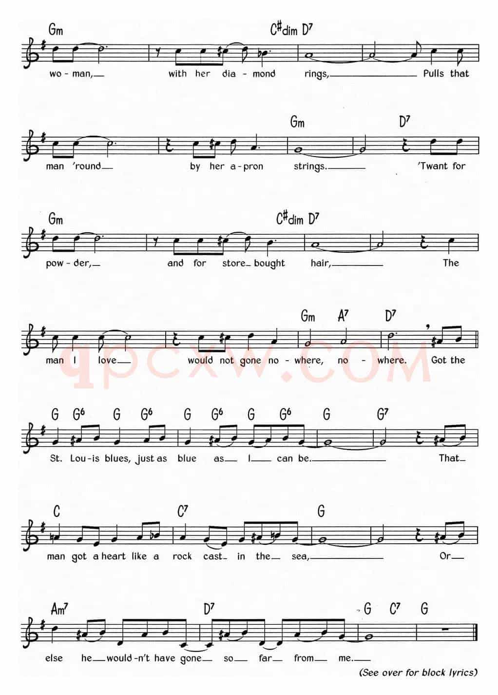 蓝调音乐：St. Louis Blues