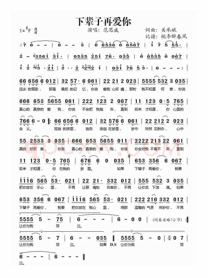下辈子再爱你