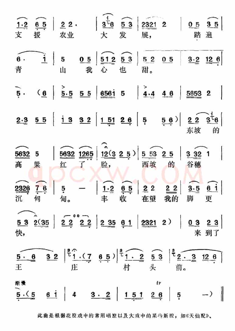 《游乡》选曲：担起挑子忽闪闪（杜娟唱段）