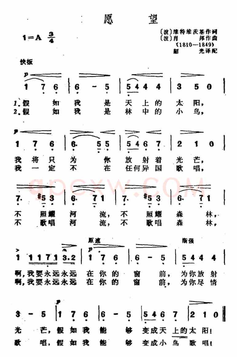 [波]愿望