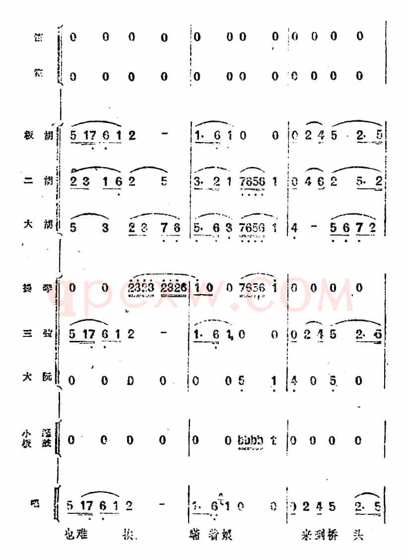 歌剧《小二黑结婚》第七曲 咱们的婚姻自作主（民乐合奏总谱）