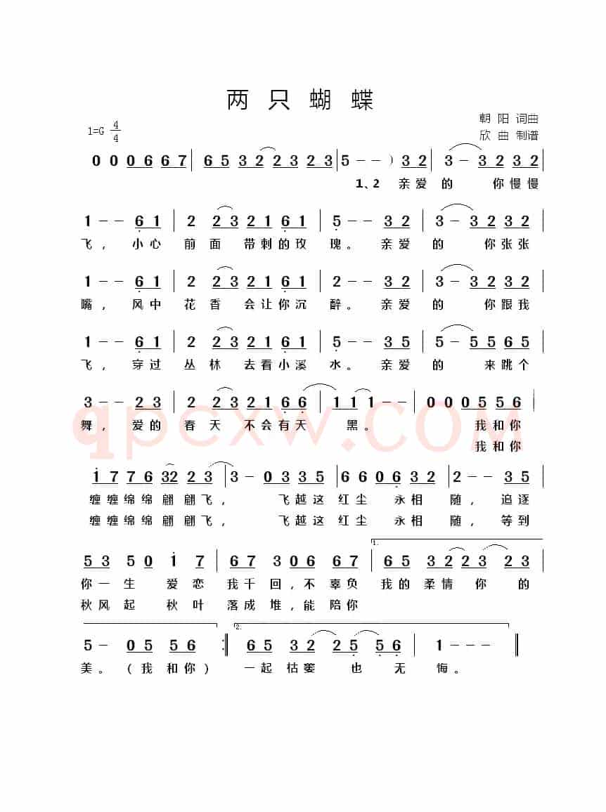 两只蝴蝶