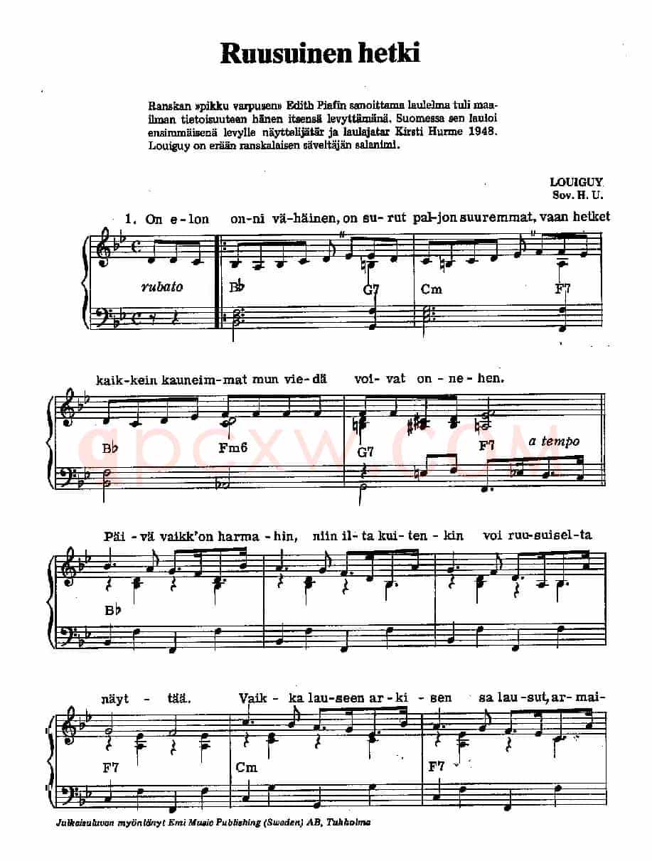 Finland folk song（芬兰民歌 [版本二]）