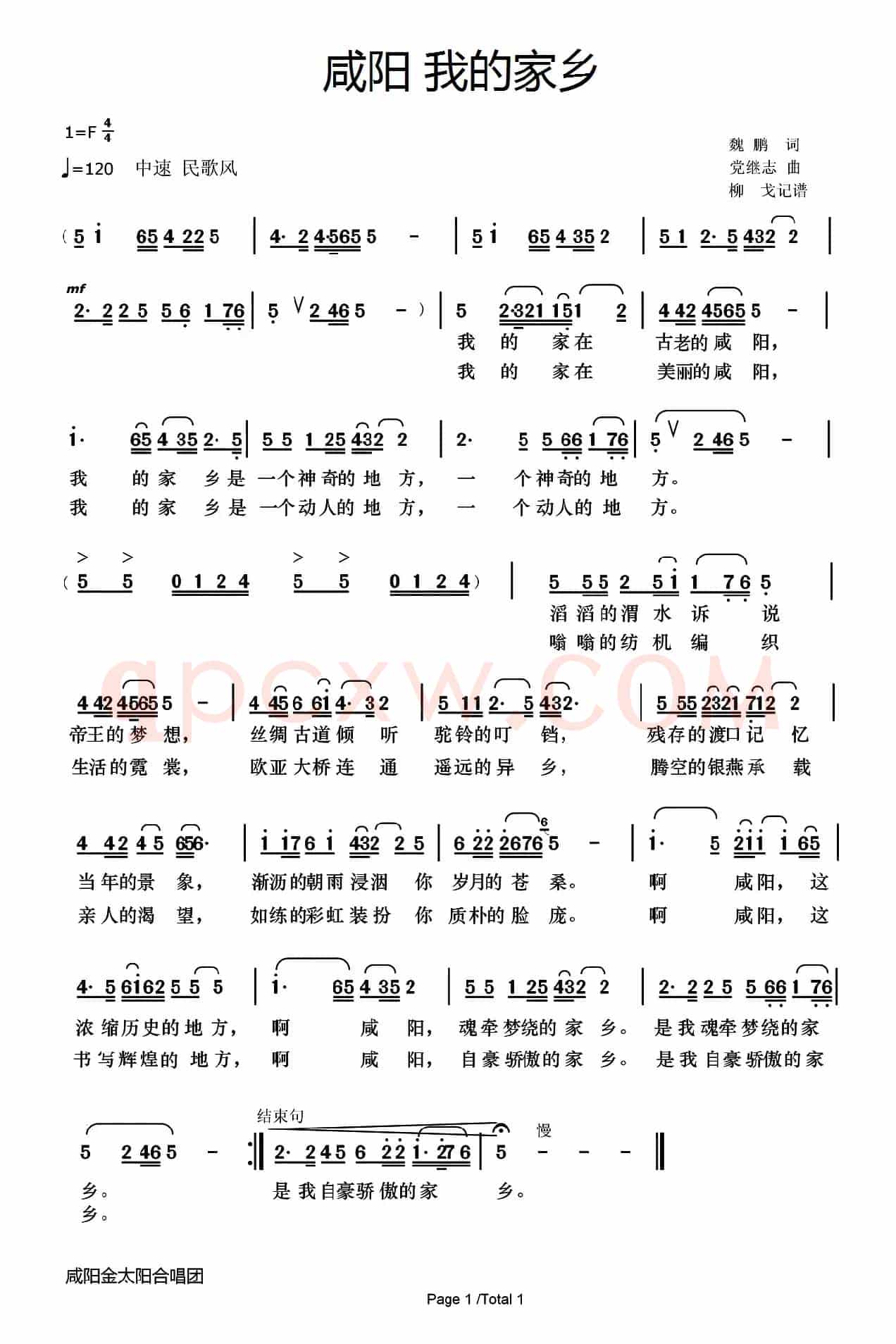 咸阳 我的家乡