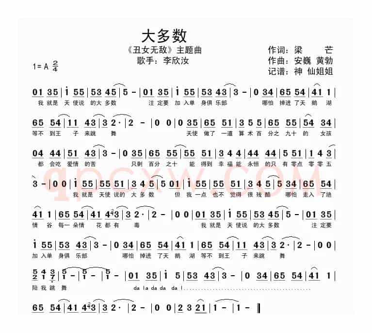 大多数（电视剧《丑女无敌》主题曲）