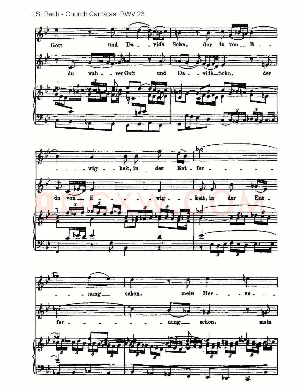 Du wahrer Gott und Davids sohn(真正的上帝的大卫之子)