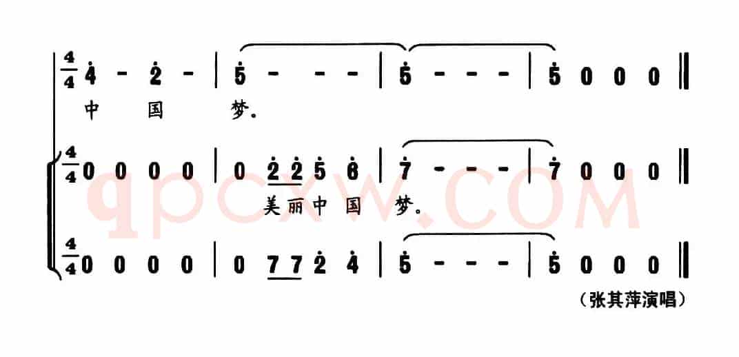 美丽中国梦(李朝润词 吴小平曲、独唱+伴唱)