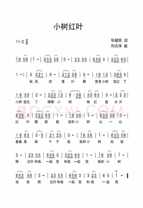 小树红叶（王诗淇   唱 ）