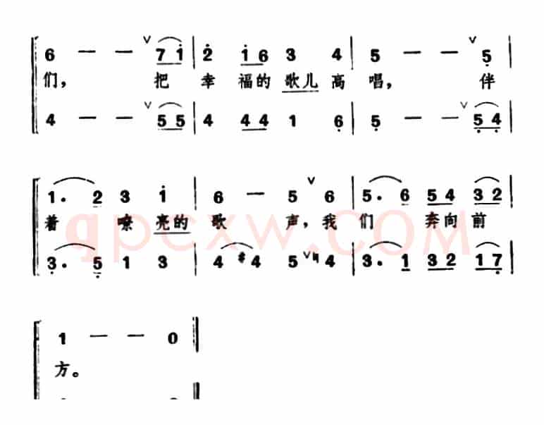 [日]幸福之歌（合唱）