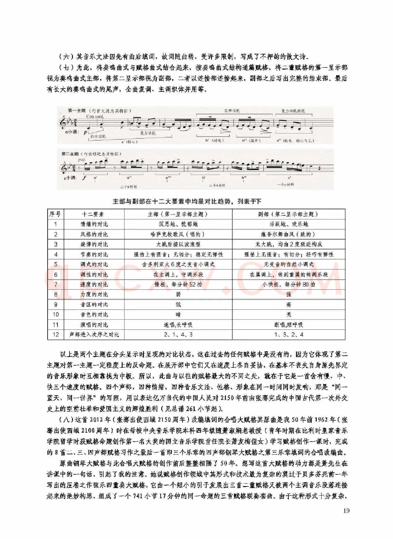 合唱大赋格·同一蓝天同一世界（正谱）