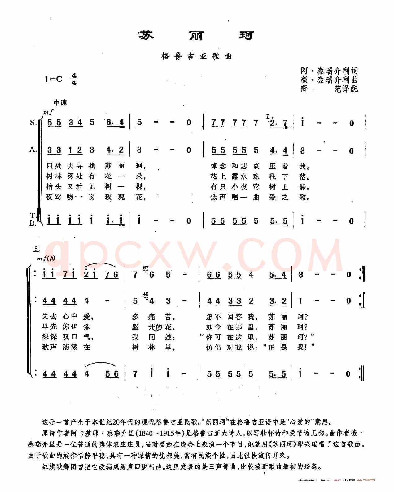 ​[俄]139苏丽珂（合唱）