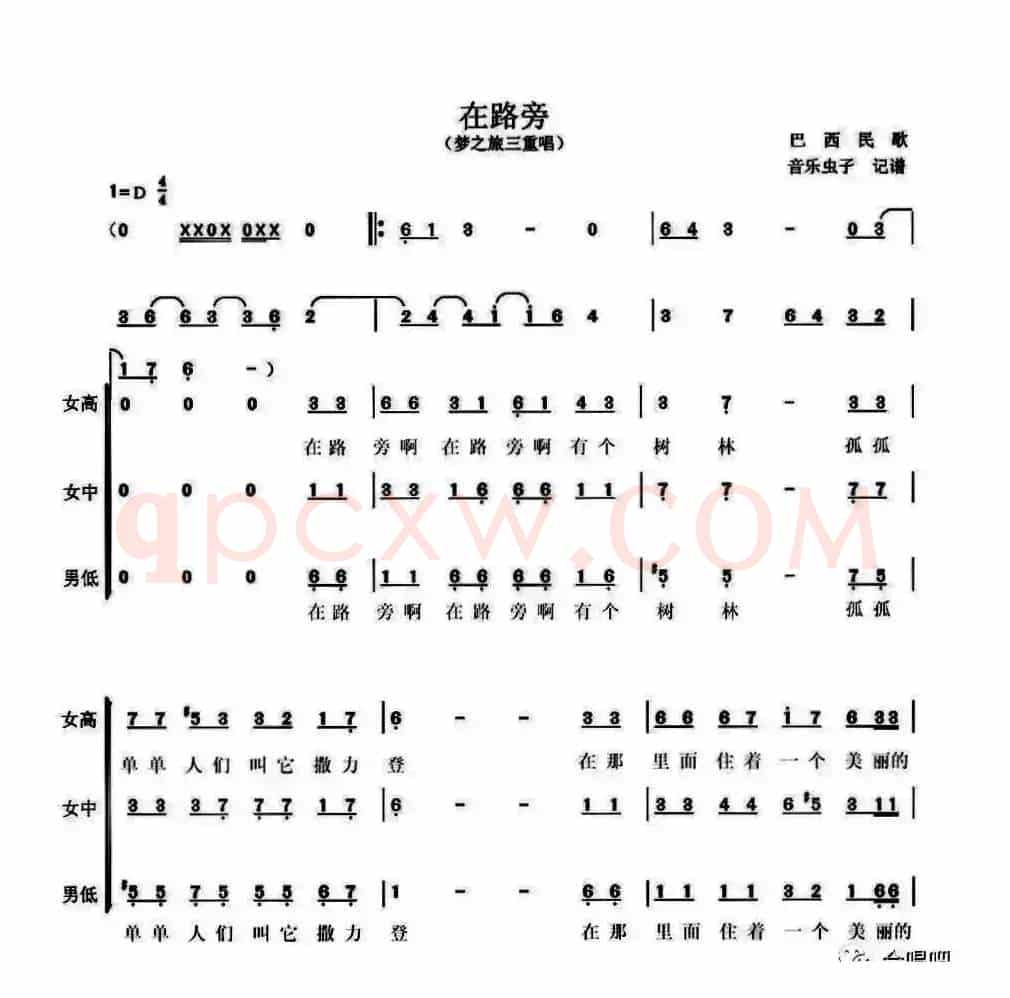 [巴西]在路旁（梦之旅三重唱版）